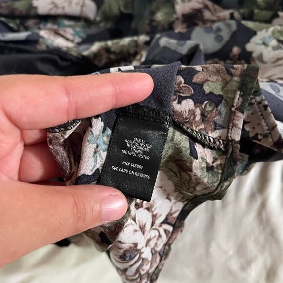 Torrid Black Floral Skull Baby Doll Long Sleeve Blouse Sz 2X Whimsigoth Grunge - Picture 7 of 8